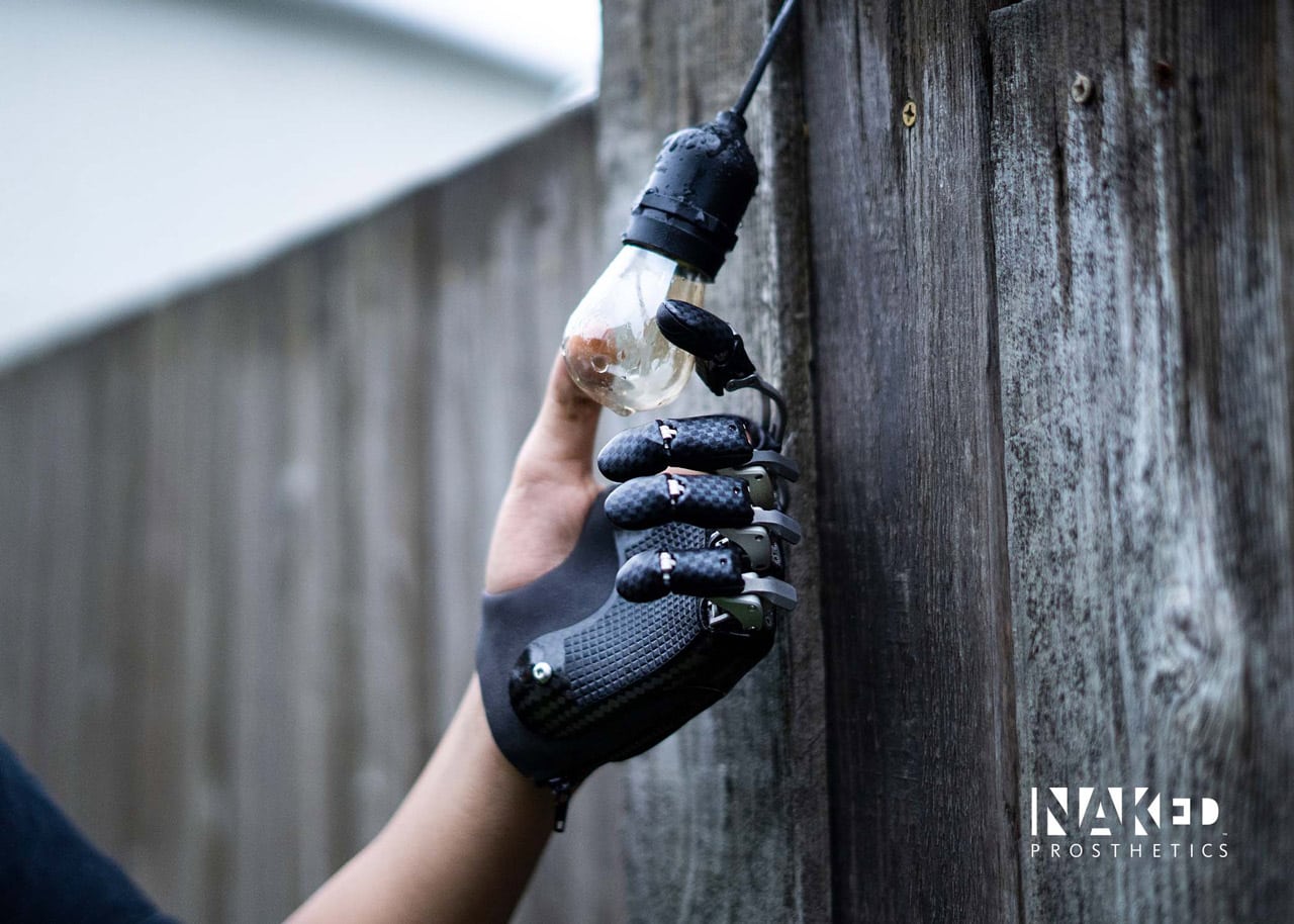 Prothesenfinger von Naked Prosthetics