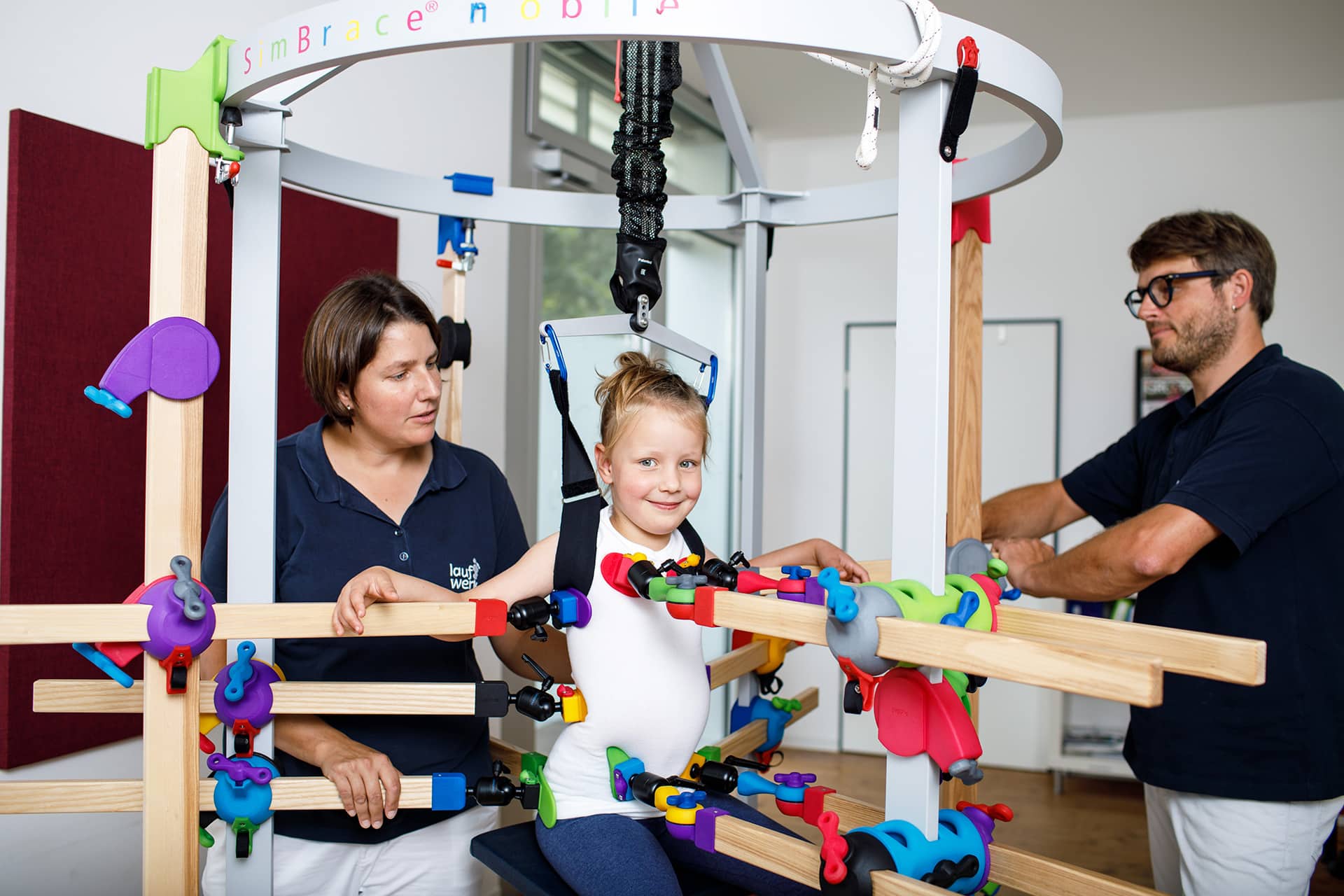 Feinabstimmung der Pelotten. SimBrace - exklusiv bei Laufwerk
